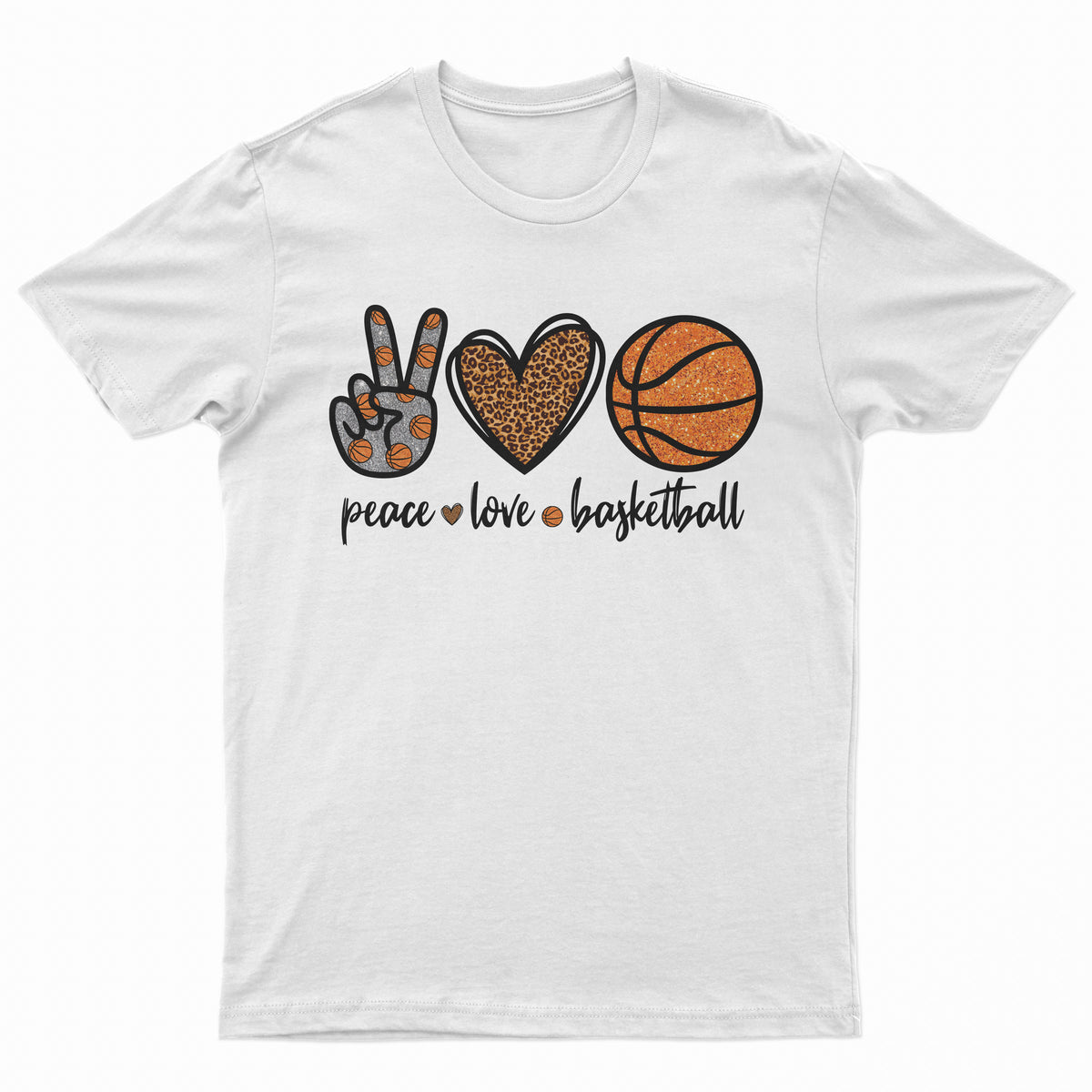 Peace Love Basketball Youth T-Shirt