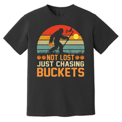 Funny Bigfoot Chasing Buckets Unisex T-shirts