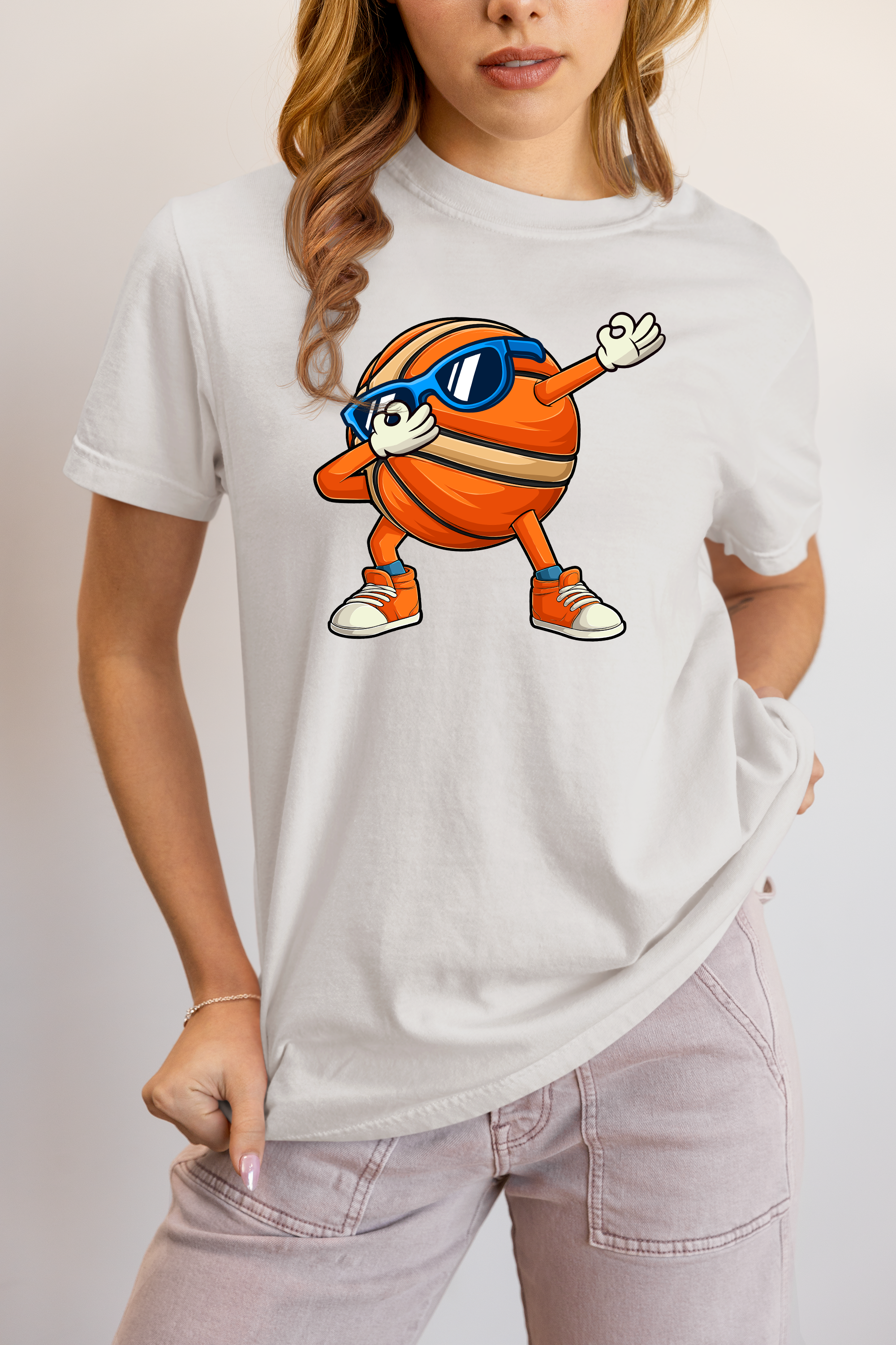 Funny Dabbing Basketball - 3-Pointer Celebration T-Shirt