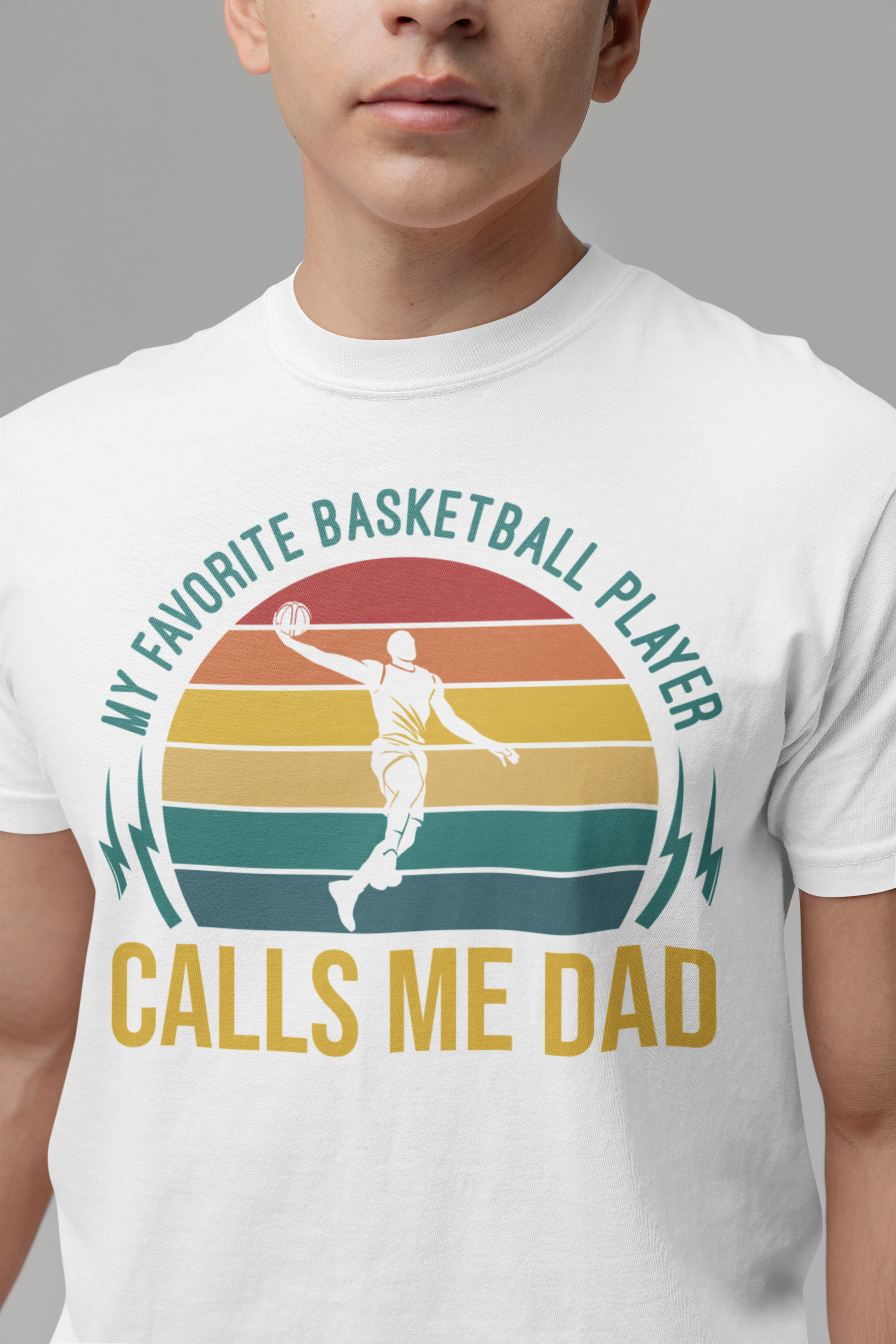 My Favorite Basketball Player Calls Me Dad T-Shirt for Father