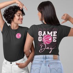 Cute Pink Game Day 2-Side Unisex T-Shirts