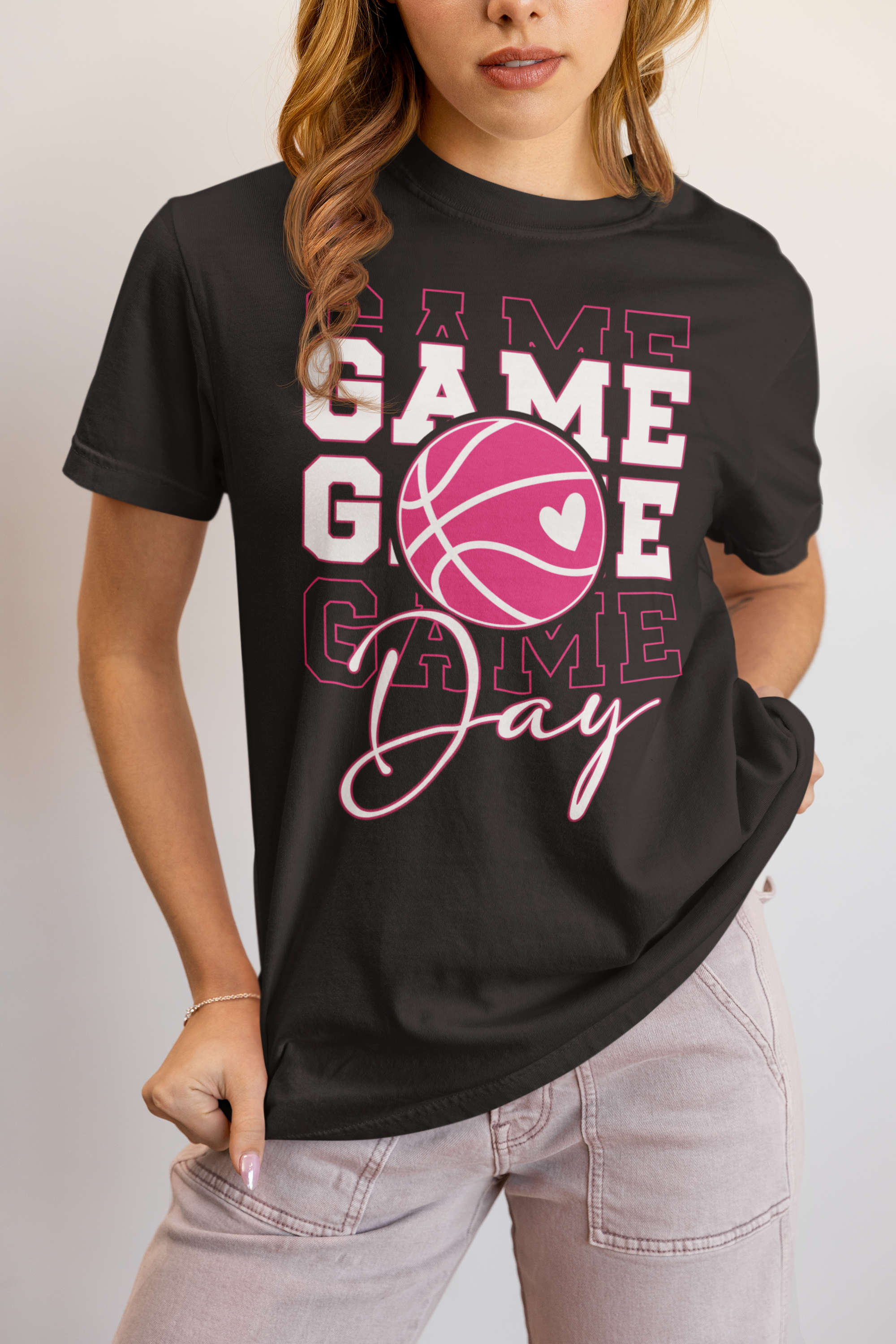 Cute Pink Game Day Unisex T-Shirts