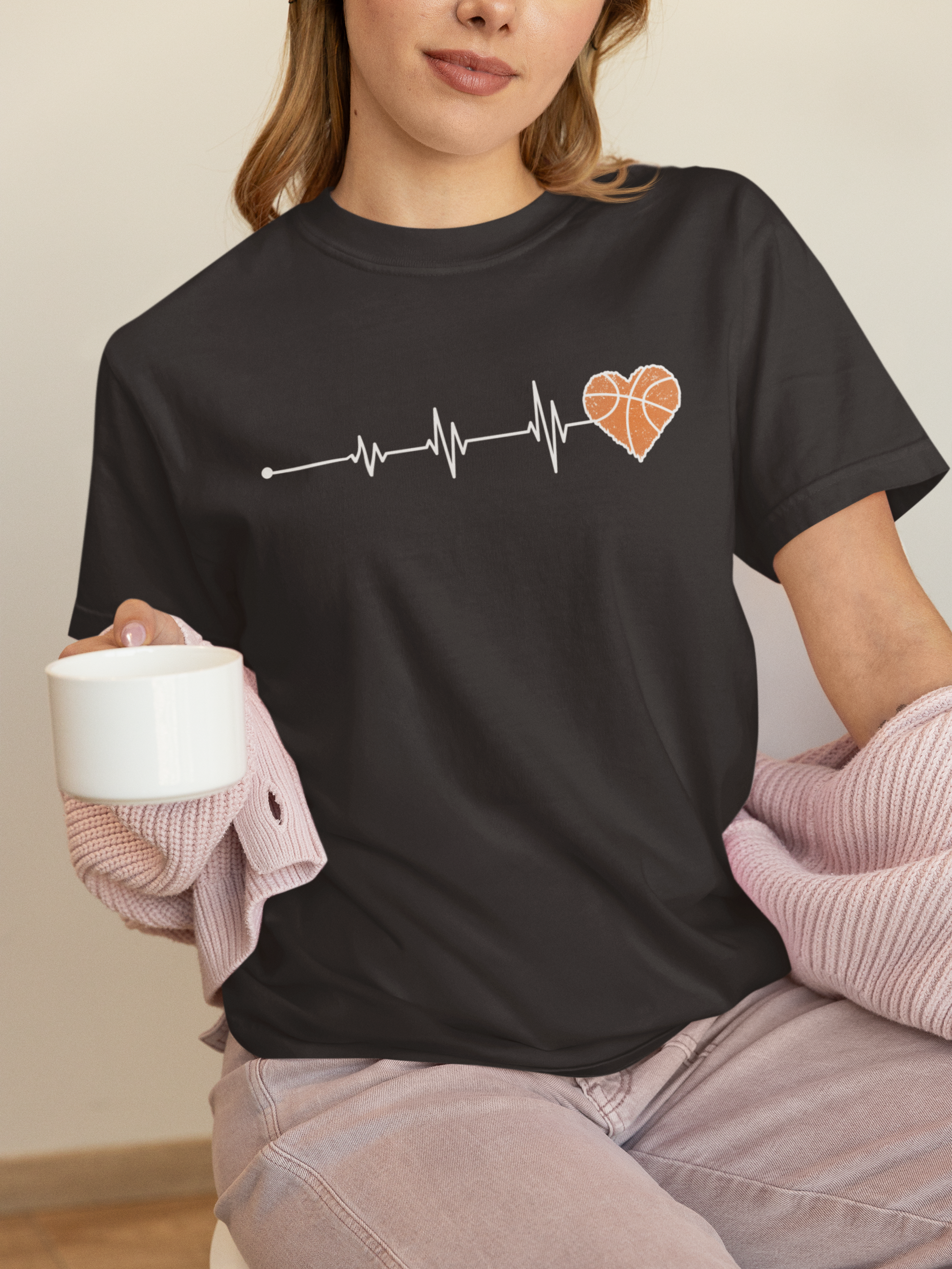 Unisex T-shirts Heartbeat Basketball