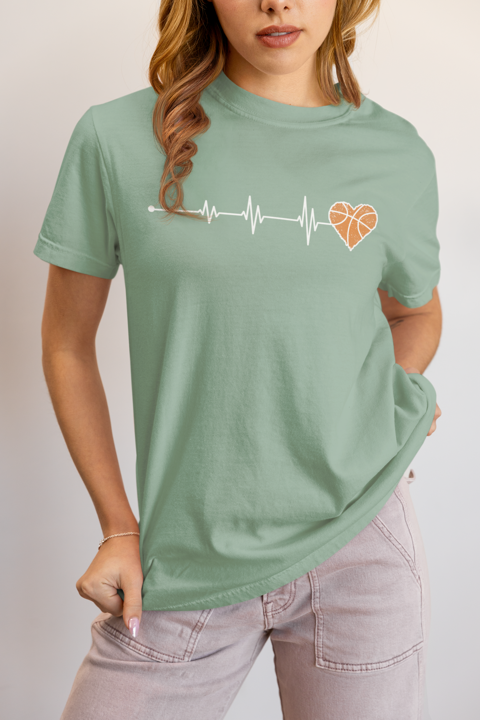 Unisex T-shirts Heartbeat Basketball