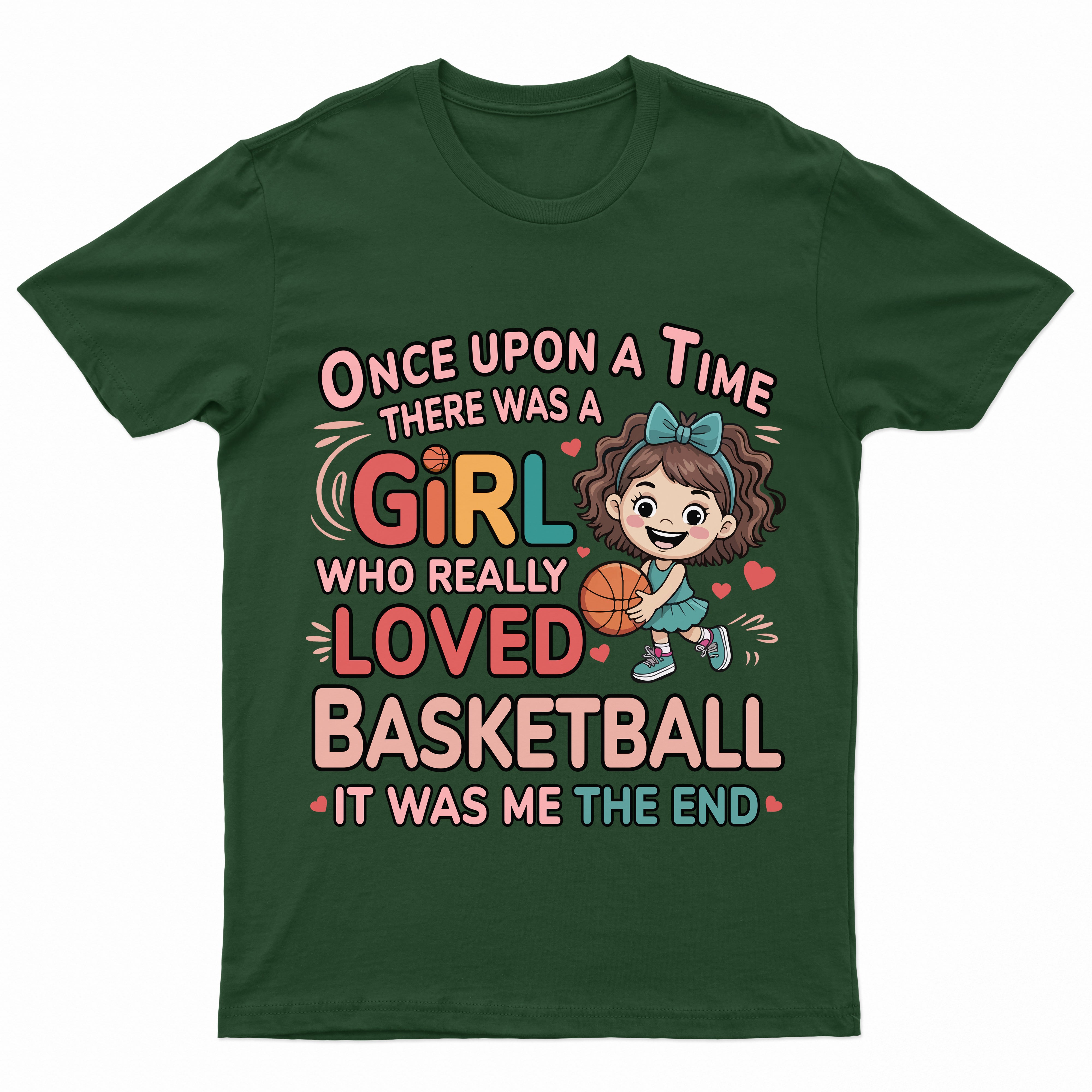 Basketball Girl Story Youth T-Shirt