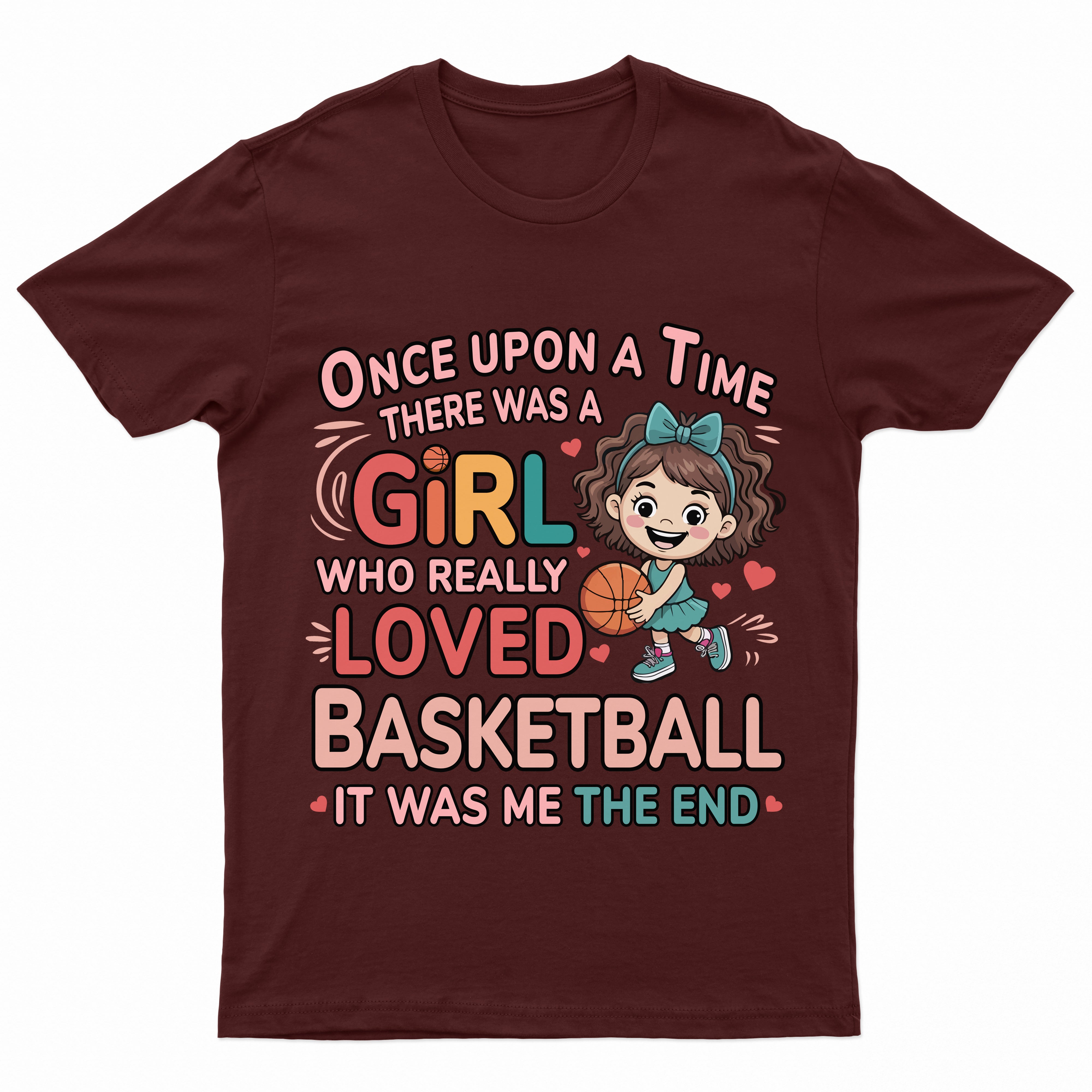 Basketball Girl Story Youth T-Shirt