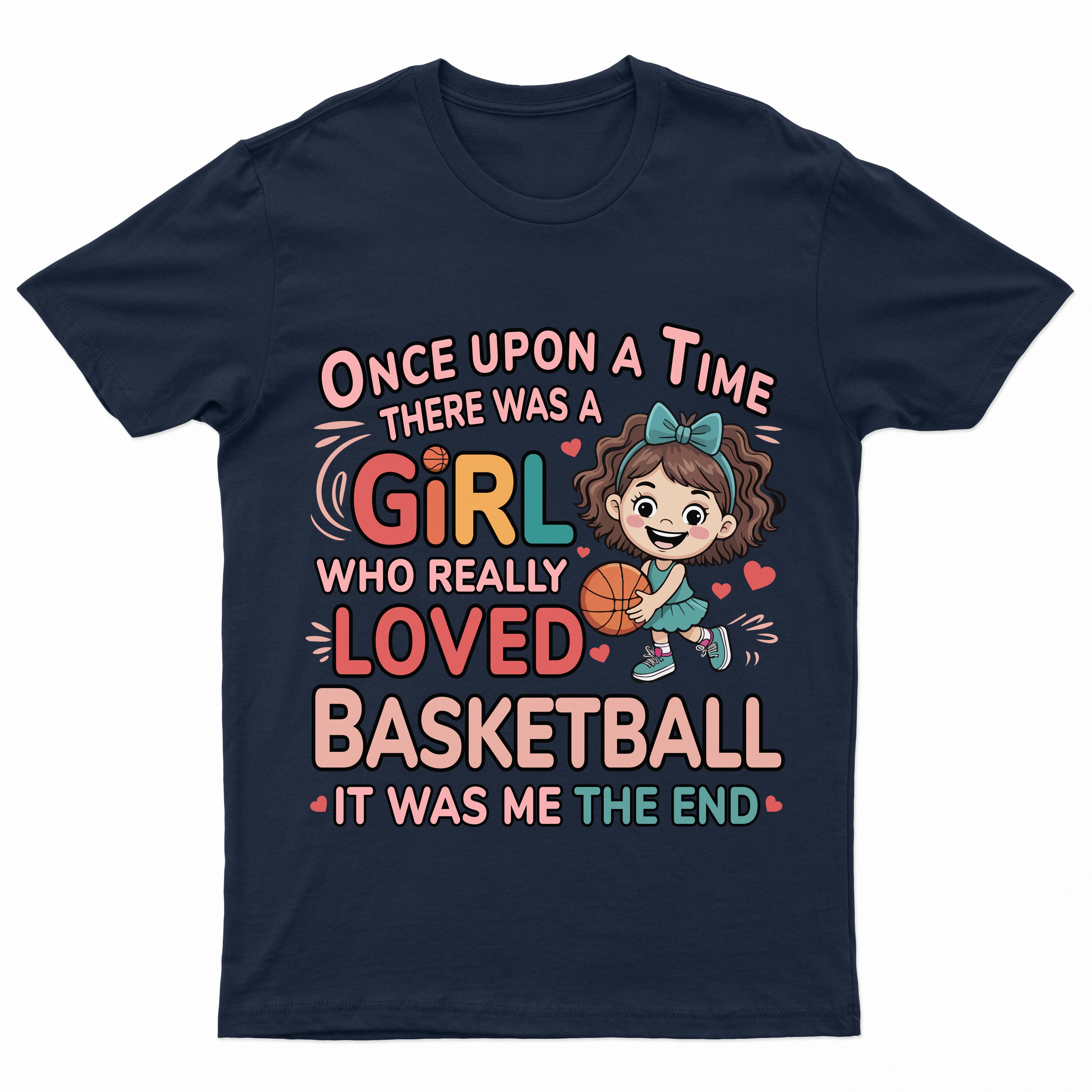 Basketball Girl Story Youth T-Shirt