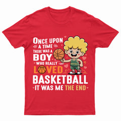 Basketball Girl and Boy Story Youth Shirt
